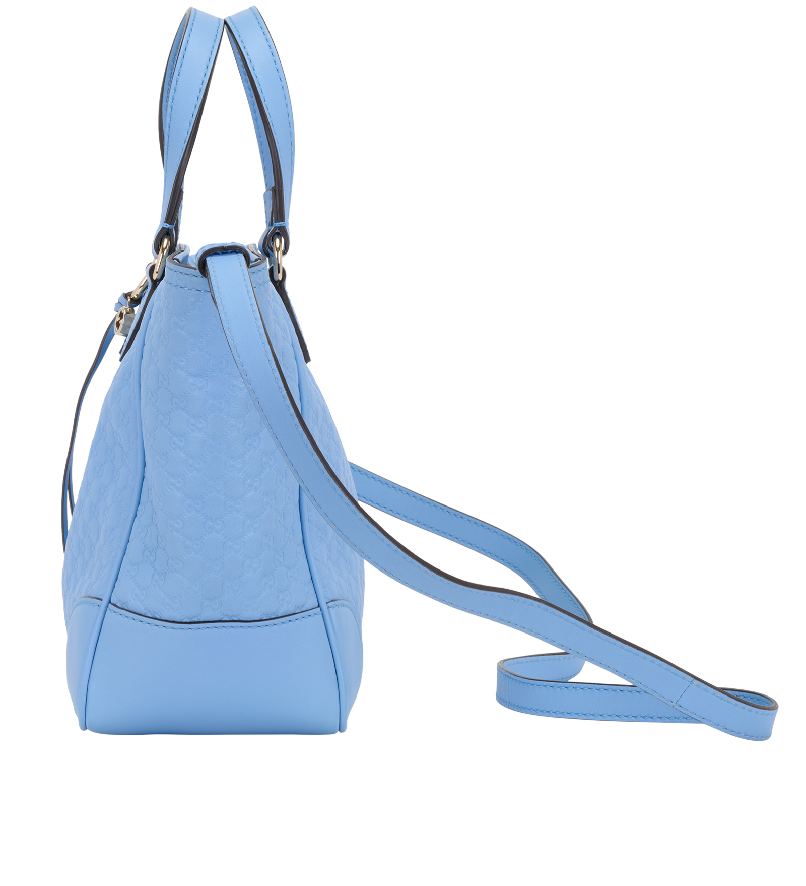 Top Handle, &pound;550, Handbags, Blue, Leather, Bottom view
